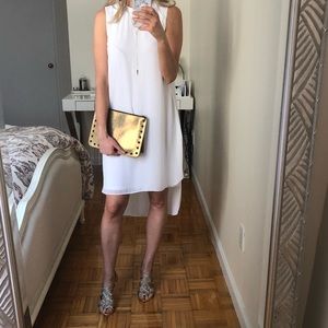 EUC Rebecca Minkoff Studded Holographic Clutch
